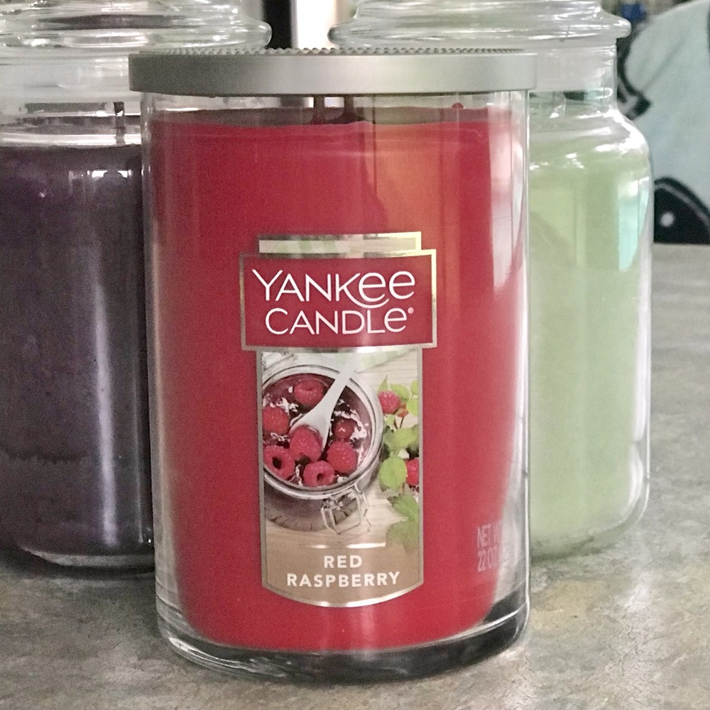 Yankee Candle Red Raspberry 22oz. Tumbler, New